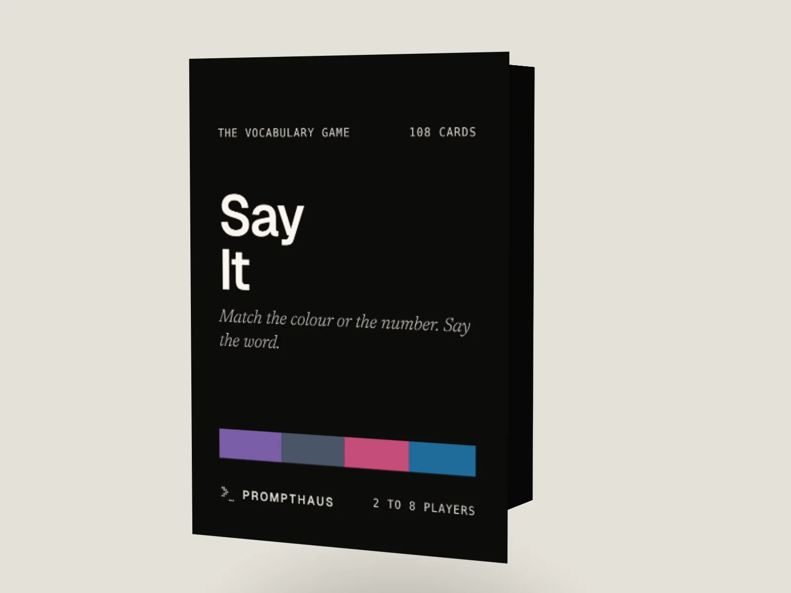 The Say It tuck box.