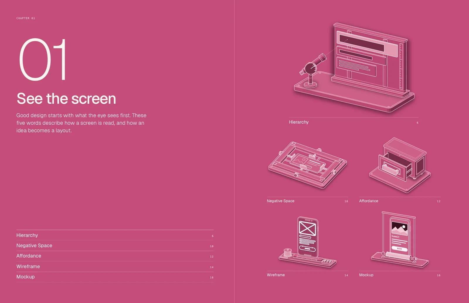 Designing with AI: chapter 1 opener spread.